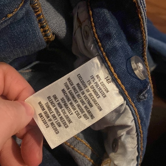 PS from Aeropostale size 14R girls skinny jeans - Picture 5 of 6